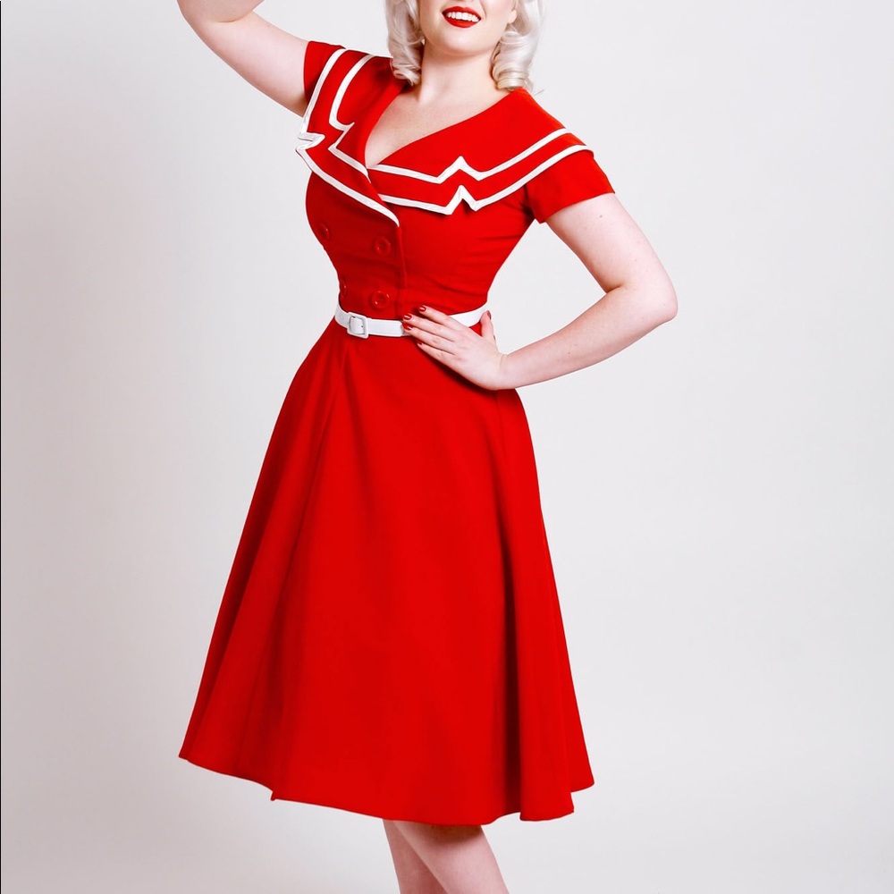 ❤️Red dress by Tatyana / Bettie Page❤️